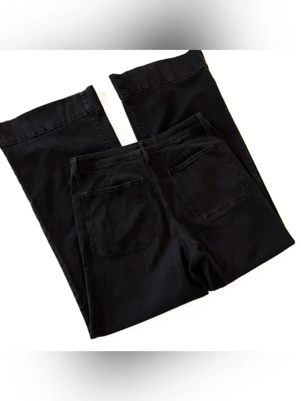 J. Crew Jeans Womens 30 ‘96 Denim Trouser Sailor Pockets Stretch Black - Picture 7 of 7